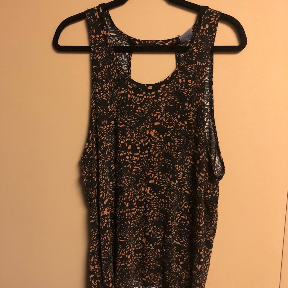 UO Patterned Backless Tank